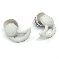 Two-layer noise-reducing earplugs