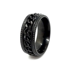 Anxiety ring with chain