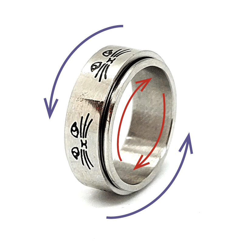 Anxiety ring "Kitty"