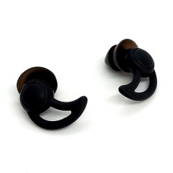 Two-layer noise-reducing earplugs