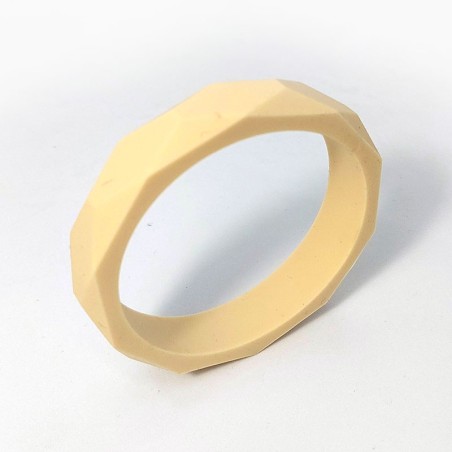Geometric silicone bracelet