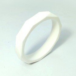 Geometric silicone bracelet