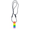 Building block silicone chewing pendant