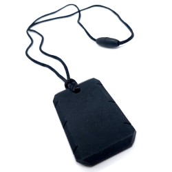 Rectangular chewing pendant