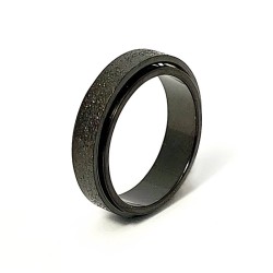 "Gold Sand" spinning fidget ring