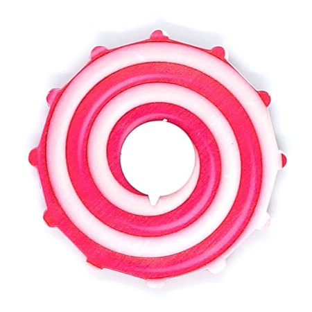 Candy-colored fidget spinner
