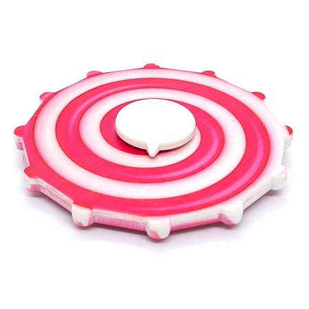 Candy-colored fidget spinner