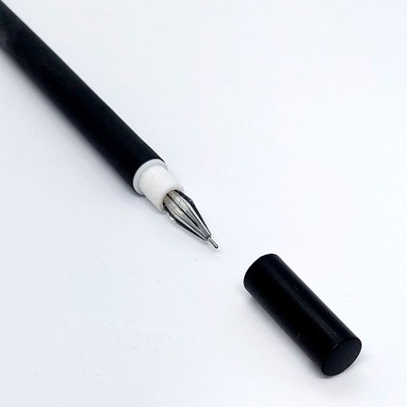 Black silicone quill pen