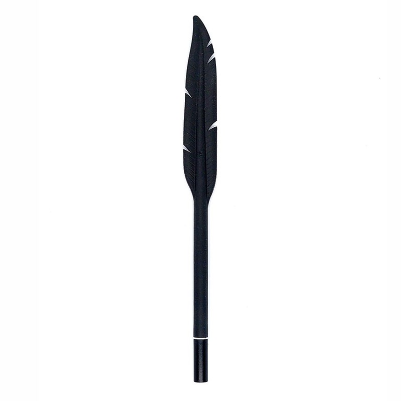 Black silicone quill pen