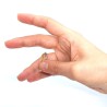 Triple fidget ring